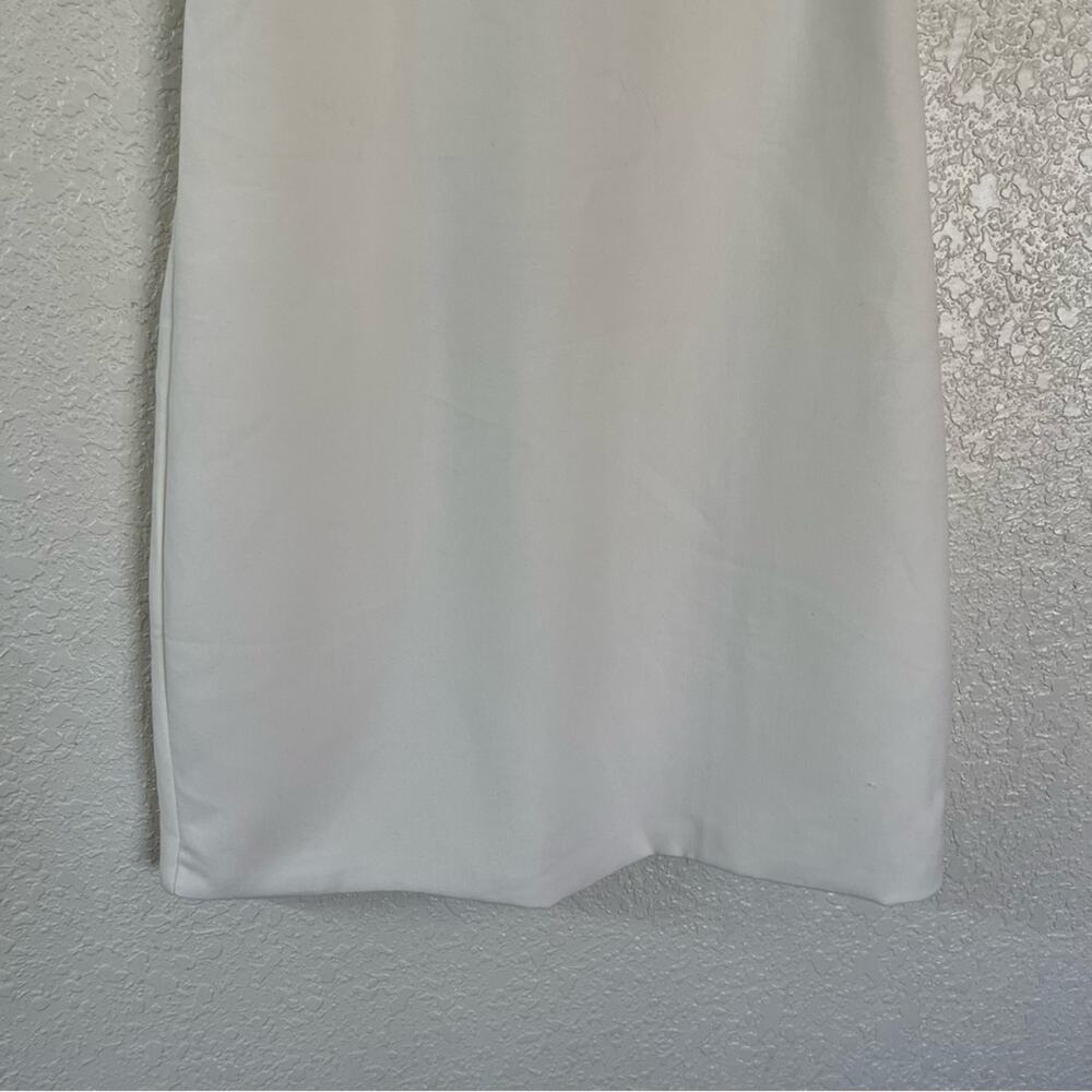 Lulus Dinah White One-Shoulder Ruffle Sleeve Dress Size Small EUC - Picture 5 of 12